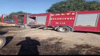 Bilecikte çalılık yangını ormanlık alana sıçramadan söndürüldü