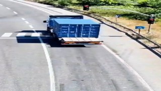Bilecikte dron destekli trafik denetimi