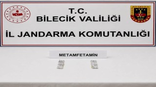 Bilecik'te otomobilde metamfetamin ele geçirildi