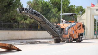 Bilecikte sıcak asfalt çalışması başladı