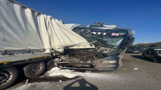 Bilecikte zincirleme trafik kazası, 2 yaralı