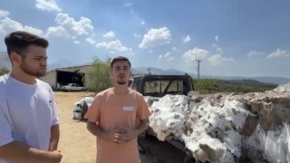 Bir yıllık emekleri 15 dakikada küle döndü