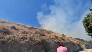 Bodrumda makilik yangını