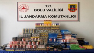 Boluda kaçakçılara ağır darbe: 1 milyon 150 bin liralık kaçak ürün ele geçirildi