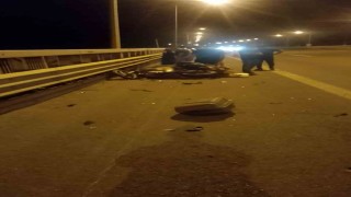 Boluda kamyona arkadan çarpan motosikletin sürücüsü hayatını kaybetti