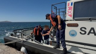 Bozcaada açıklarında gemide rahatsızlanan personelin tıbbi tahliyesi gerçekleştirildi