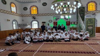Burhaniye de çocukların hatim sevinci