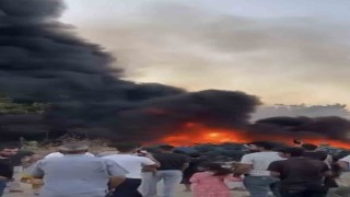 Bursada hurdalık alanda yangın