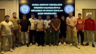 Bursa'da kaçak göçmen operasyonu: 11 kişi yakalandı, 1 şüpheli gözaltında