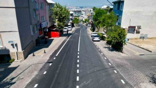 Büyükşehir Nilüferde Dumlupınar Caddesini yeniledi