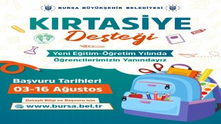 Büyükşehirden öğrencilere kırtasiye desteği