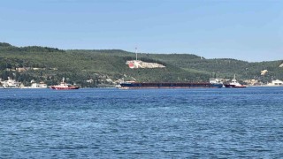 Çanakkale Boğazından geçen genel kargo gemisi makine arızası yaptı