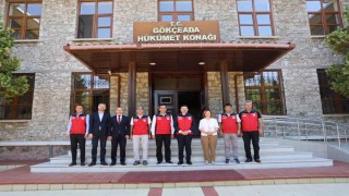 Çanakkale Tarım ve Orman Bakanlığı teşkilatından Kaymakam Acara ziyaret