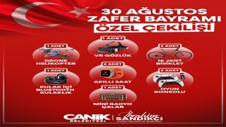 Canik Belediyesinden Zafer Bayramı özel çekilişi