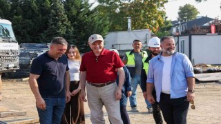 Cedidiye Kent Meydanı ve 19 Mayıs Spor Kampüsü inşaatında sona doğru