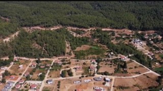 Çetibelinde orman ve yerleşim alanlarını ayıran yol tamamlandı