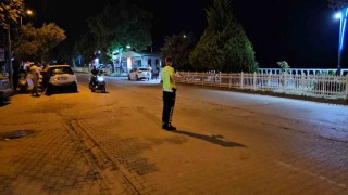 Cidede otomobil ile motosiklet çarpıştı: 1 yaralı