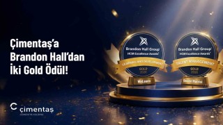 Çimentaşa Brandon Halldan iki gold ödül