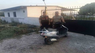 Çinede çalınan motosiklet JASAT çalışmasıyla bulundu