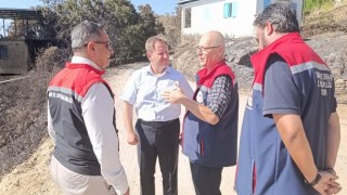 Çinede yangın sonrası hasar tespit çalışmaları sürüyor