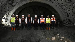 Çirişli Tünelinde kazı ve destek çalışmalarında yüzde 60, nihai beton çalışmalarında ise yüzde 49 seviyesine ulaşıldı