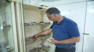 Çobanlık yaparken başlayan taş merakı 40 yıllık koleksiyona dönüştü