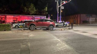 Çorum'da otomobil ile motosiklet çarpıştı: 1 yaralı