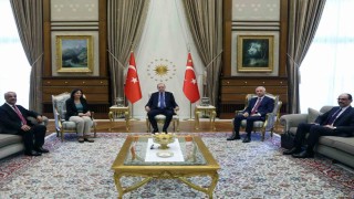 Cumhurbaşkanı Erdoğan DEM Parti heyetini kabul etti