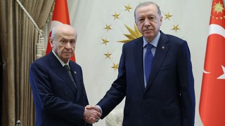 Cumhurbaşkanı Erdoğan, Devlet Bahçeli'yi Kabul Etti