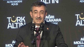 Cumhurbaşkanı Yardımcısı Cevdet Yılmaz: Ağrı Mollakarada 5 yılda 17 tona yakın altın üretilecek
