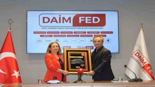 DAİMFEDden, üstün hizmet gösterenlere şeref belgesi