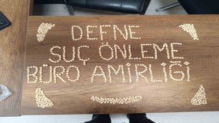 Defnede 840 adet uyuşturucu hap ele geçirildi