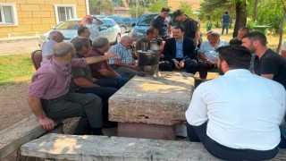Demirözü Kaymakamı Ahat köy ziyaretlerinde bulundu