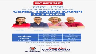 Denizli Büyükşehirden KPSS adaylarına ücretsiz genel tekrar kampı
