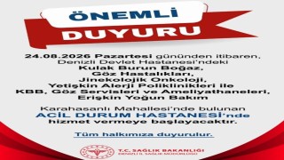 Denizli Devlet Hastanesindeki bazı bölümler Acil Durum Hastanesine taşınıyor