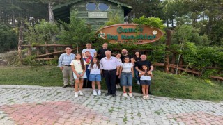 Dereceye giren çocuklar Çamelide ödüllendirildi