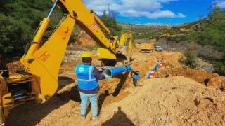 DESKİ, Çalın 2 bin 850 metrelik içme suyu terfi hattını yeniledi