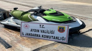 Didimde jet ski ile düzensiz göçmen taşırken yakalandı