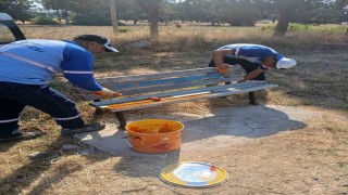 Didimde park ve ortak kullanım alanlarında bakım seferberliği