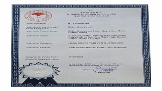 Didimin mama üretim tesisine onay belgesi verildi