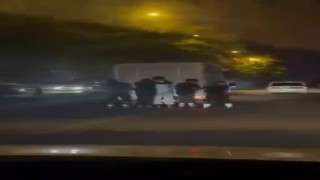 Diyarbakır'da 5 gencin tehlikeli paten yolculuğu kameraya yansıdı