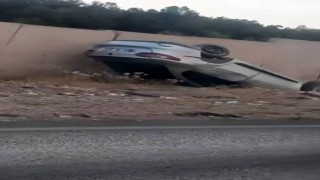Diyarbakırda araç takla attı: 1 yaralı