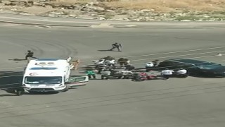 Diyarbakır'da motosiklet ile otomobil çarpıştı: 1 yaralı