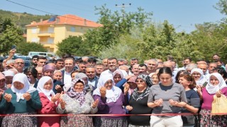 Dört ilçeyi birbirine bağlayan yol yıllar sonra asfalta kavuştu