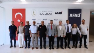 DPÜ Rektörü Kızıltopraktan AFAD İl Müdürlüğüne ziyaret