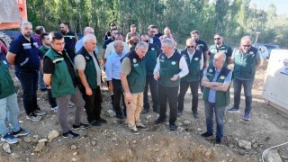 DSİ heyeti Turnaçayırı Barajı Sulama Projesini sahada inceledi