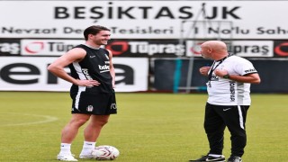 Dusan Vlahovic, Beşiktaş ile ilk antrenmanına çıktı