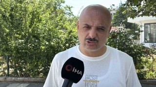 Duyarlı vatandaş TEMe düşen 1.5 metrelik kütüğü canını tehlikeye atarak yoldan kaldırdı