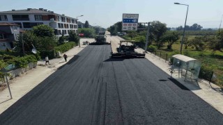 Düzcede bin 800 metrelik yol yenileniyor