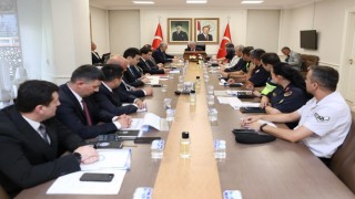 Düzcede okul bahçe görevlileri için güvenlik toplantısı